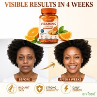 Biyode - Tabletas de Vitamina C 1000mg con Zinc de Marca Privada, Refuerzo Inmunológico, Antioxidante, Suplemento para Adultos, Éxito de Ventas en África