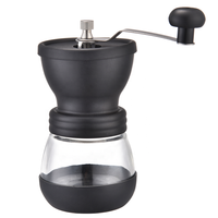Moulin à café manuel à noyau conique réglable avec moulin à café en acier inoxydable