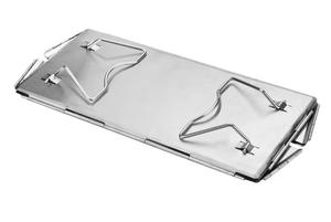 גריל פחמים נייד מודרני מנירוסטה, מתקפל, כיריים לקמפינג, מנגנון בטיחות להבה, קל לניקוי, עיצוב מתכת - Product Image 4