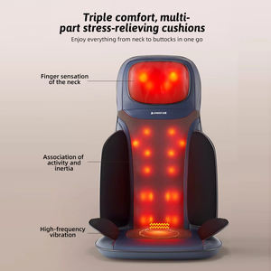 Großhandel Tragbares Elektrisches Shiatsu-Massagekissen für Auto und Zuhause mit Vollkörper-Heizfunktion und Vibration - Product Image 2