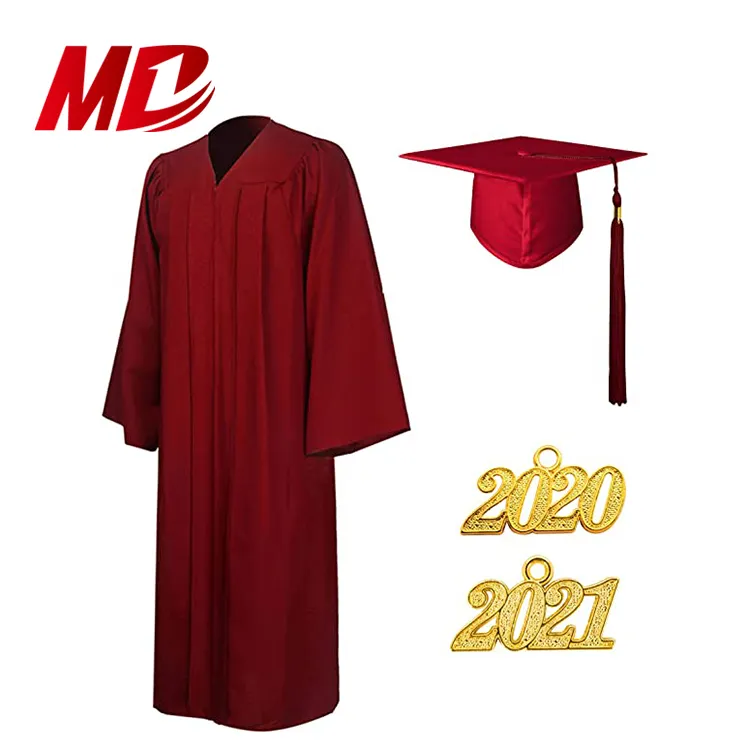 Angepasst Matte Graduation Cap und Kleid