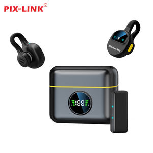 Micrófono Inalámbrico PIX-LINK Q28 2.4G con Cancelación de Ruido e Indicador de Energía <span class=keywords><strong>para</strong></span> iOS y <span class=keywords><strong>Android</strong></span>, <span class=keywords><strong>para</strong></span> Transmisión en Vivo y Grabación en Estudio - Product Image 2