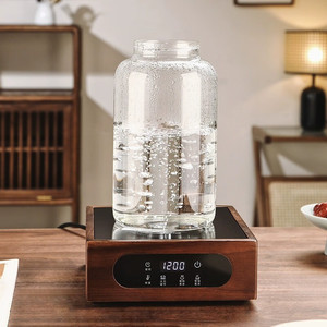 Botella de agua fría con grifo, vidrio resistente a altas temperaturas, almacenamiento de agua para el hogar, botella de agua fría, té de frutas - Product Image 2