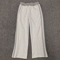 Pantalon de survêtement personnalisé de haute qualité grande taille en coton éponge épais sport décontracté à jambes larges pour hommes