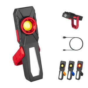 Lampe de travail LED COB rechargeable avec crochet magnétique, lampe torche pliable, lampe d'inspection portable pour la réparation automobile, le garage - Product Image 2