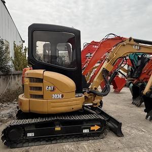 Miniexcavadora CAT 303E Usada de 3.5 Toneladas, Excavadora Compacta Confiable con Pocas Horas de Trabajo para Construcción y Trabajo Agrícola - Product Image 1