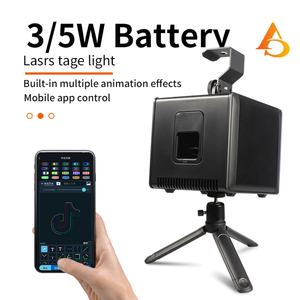 Luz de Escenario LED RGB 3 en 1 AICPOSE de 5W con Control DMX512, Ángulo de Haz de 50° y Fácil Instalación - Product Image 1