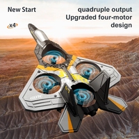 Avion télécommandé V17 2.4G, avion de chasse, de loisir, planeur, jouets en mousse EPP, drone RC avec lumières LED, cadeau pour enfants