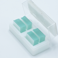 22X22 mm Customizable Transparent Durable Square Laboratory Microscope Slide Cover Glass Blank Ground Edge OEM Available