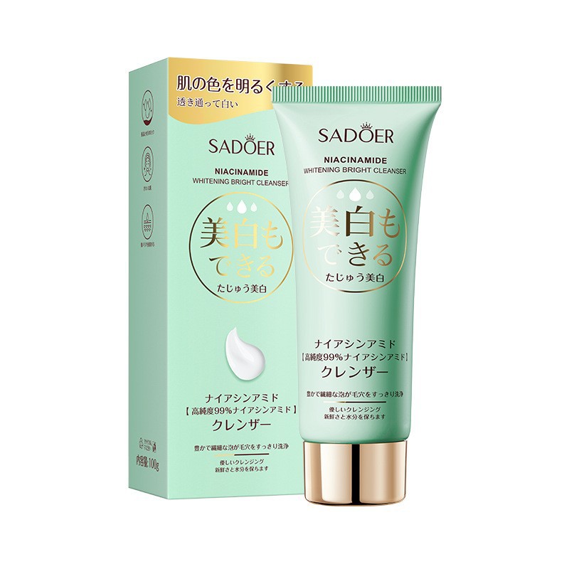 SADOER Niacinamide Whitening & Brightening Facial Cleanser