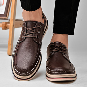 Chaussures habillées pour hommes personnalisées avec un nouveau design Fermeture à enfiler Authentique Saison d'automne Modèle Katu 168-05 Bureau <span class=keywords><strong>et</strong></span> carrière - Product Image 3