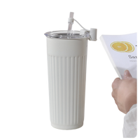 Meilleures ventes - Tasse thermique isolée sous vide en acier inoxydable, design portable de style américain, grande capacité, écologique