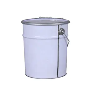 Металлический контейнер для химикатов, ведро для краски, 5 галлонов, 10 литров, 18 литров, ведро с замком