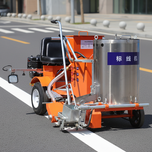 Máquina Termoplástica para Demarcación Vial, Máquina de Marcado de Carreteras por Fusión en Caliente, Ancho de 100-500 mm para Carreteras/Estacionamientos - Product Image 1