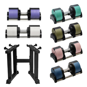 2026 Neue <span class=keywords><strong>Generation</strong></span> 3 Verstellbare Hanteln 50KG Maximale Gewichtssteigerung 2KG Fitness-Hantelset Hantelständer - Product Image 2