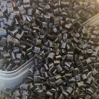 Granulés de polypropylène noir modifié T20 pour moulage par injection de pare-chocs automobiles, résistance à l'impact 25KJ, débit 10g