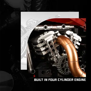 1:5ハイテクシティスポーツラピッドレーシングモーターサイクル機関車モックモジュラーレンガモデルビルディングブロック男の子10514 ~ - Product Image 5