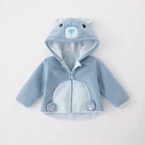 Veste polaire pour bébés garçons, manteaux chauds et épais, à capuche, rembourrés avec fermeture éclair, vêtements d'extérieur pour enfants, collection automne et hiver - Product Image 5