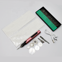 Mini perceuse électrique rechargeable par USB E108 meuleuse rotative à vitesse réglable pour bijoux de bricolage polissage marqueur de verre à bas prix 60PC