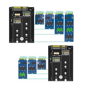 Chiave doppia <span class=keywords><strong>M</strong></span>.<span class=keywords><strong>2</strong></span> B/chiave B & <span class=keywords><strong>M</strong></span> SSD a <span class=keywords><strong>2</strong></span>.5 "SATA III con staffa telaio-mantenere MSATA sd come unità SATA da 7mm <span class=keywords><strong>2</strong></span>.5" - Product Image 6