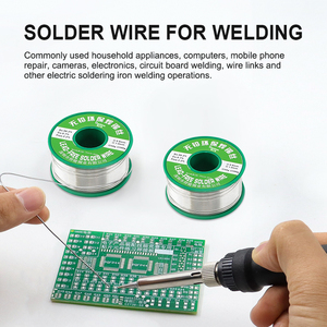 Fil à souder en étain sans plomb, écologique, en emballage blister, diamètre 0,8 mm, compatible avec la <span class=keywords><strong>soudure</strong></span> à basse température, OEM pris en charge - Product Image 5