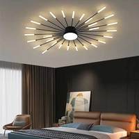 Plafonnier LED créatif d'intérieur effet feux d'artifice, indice de protection IP44, base en fer et acrylique, pour projets hôteliers et commerciaux, éclairage décoratif pour salon