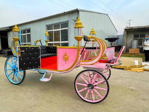 Calèche royale motorisée de luxe pour mariage à vendre pour les parcs d'attractions, électrique - Product Image 4