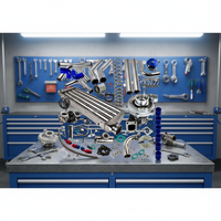 Kit de turbocompresseur universel T4 T04E avec soupape de décharge, intercooler, kit FMIC