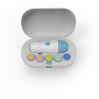Kit de manucure et de soin des ongles pour bébé, lime à ongles électrique rechargeable, faible bruit, avec chargeur