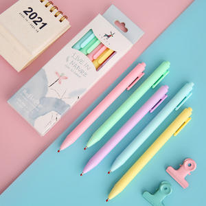 Caramella morbida a destra 5 pezzi penne Gel Set rapida e liscia scrittura retrattile penne a inchiostro per forniture per ufficio scuola a casa - Product Image 5