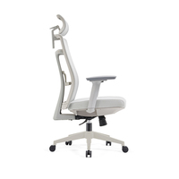 Chaise de bureau exécutive ergonomique au design moderne avec dossier en maille, accoudoirs réglables, pivotante et inclinable, de haute qualité pour la maison et le bureau