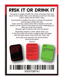Juego de Fiesta Divertido Risk It or Drink It <span class=keywords><strong>para</strong></span> Universitarios, Juego de Cartas <span class=keywords><strong>para</strong></span> Beber, Noche de Prepartido, Desafíos Divertidos, <span class=keywords><strong>Preguntas</strong></span> <span class=keywords><strong>para</strong></span> Adultos - Product Image 4