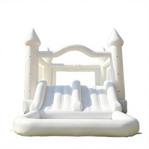 บ้านลมสีขาวสำหรับงานแต่งงาน ยี่ห้อ YARD พร้อมสไลเดอร์ บ่อบอล พกพาสะดวก ผลิตจาก PVC รองรับน้ำหนักได้สูงสุด 550 คน ใช้ได้ทั้งในร่มและกลางแจ้ง เหมาะสำหรับงานปาร์ตี้และกิจกรรมต่างๆ - Product Image 4