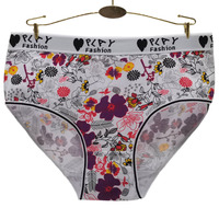 Culottes pour femmes en coton respirant à taille mi-haute, tricotées, écologiques, grandes tailles, pour tous les jours