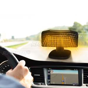 Chauffage et Refroidissement Portable 2-en-1 pour Voiture 12V/24V – Ventilateur Chauffant et Dégivreur Noir en ABS pour Neige et Givre - Product Image 3