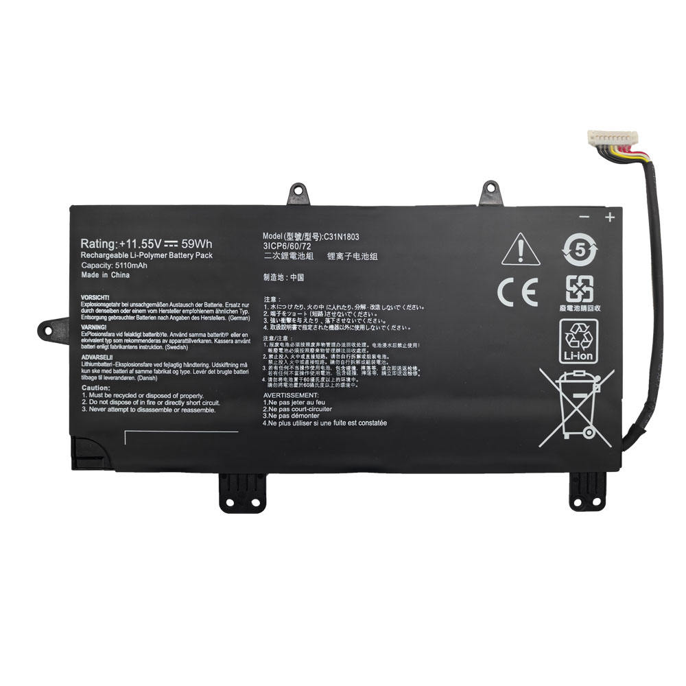 C31N1803 for ASUS  ZenBook Pro 14 UX480 F FD UX450 F FD FDX