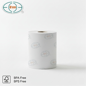 Papel térmico para caja registradora de grado comercial, papel térmico de impresión de 2 1/4" × 85, etiqueta térmica adhesiva para punto de venta de tiendas de conveniencia - Product Image 2