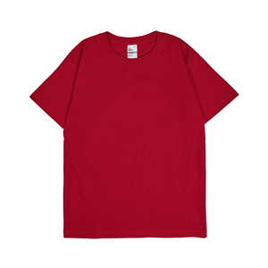 T-shirt décontracté coréen en coton 16s, doux et respirant, à manches courtes pour l'été, haut basique durable en coton pour hommes et femmes - Product Image 2