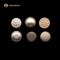 Kancing Logam HONMEO OEM ODM Paduan Seng Kancing Kustom untuk Logo Kancing Shank Besar Kancing Shank Logam