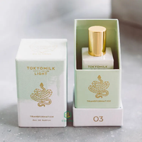 Petite boîte d'emballage cadeau en papier boîte d'échantillon d'huile essentielle de parfum solide en carton personnalisé de luxe vente en gros