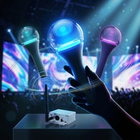 Control Remoto DMX Profesional para Barra de Luces LED Giratoria, Alcance de 250m, RGB Sincronizado, 20 LEDs Súper Brillantes, Ideal para Grandes Conciertos