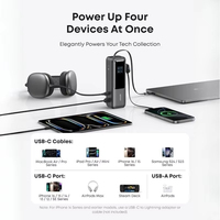 Anker Zolo A1695 25000mAh 165W Power Bank ultra-rapide avec câble double rétractable Type-C pour iPhone/Samsung/Xiaomi et ordinateurs portables