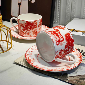 Wholesale <b>Tea</b> <b>Sets</b> Luxury European Porcelain Coffee <b>Set</b> Bone China <b>Tea</b> Cup <b>Sets</b> - Product Image 3