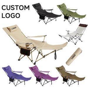 Özelleştirilebilir Logo çok fonksiyonlu Relax Pad plaj yürüyüş okul hastane kullanımı için dayanıklı paslanmaz çelik kamp sandalyesi Modern - Product Image 2