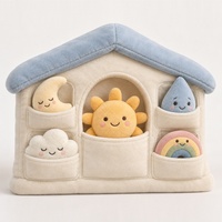 Peluche personnalisée Maison Douillette, Jouet en Peluche d'Éveil Émotionnel, Ensemble de Peluches Confort Mignonnes, Décoration Kawaii pour la Maison, Fabricant de Jouets en Peluche Personnalisés