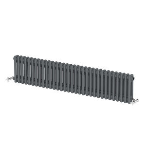 <span class=keywords><strong>Radiateur</strong></span> traditionnel à double colonne de style <span class=keywords><strong>fonte</strong></span>, blanc, horizontal, pour chauffage central, taille 25 tubes, 300 x 1460 mm - Product Image 4