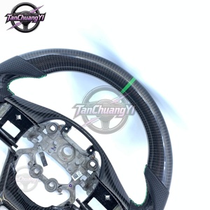 Volante de Fibra de Carbono Real Personalizado para Automóvil, <span class=keywords><strong>Precio</strong></span> Neto para <span class=keywords><strong>kia</strong></span> K5 Gt Line <span class=keywords><strong>Stinger</strong></span> Cerato Pregio Gt2 K4 Sorento Sxl - Product Image 2