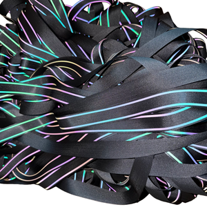 Kairen Style Anpassbare Reflektierende Elastische Gestreifte Polyester/Nylon Gurtbänder Wärmeübertragung Bedruckte Haustierhalsbänder für Draußen - Product Image 2