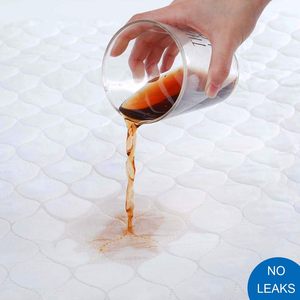 Protecteur de lit lavable certifié OekoTex Coussin de lit imperméable avec plis pour le mouillage du lit d'incontinence - Product Image 4