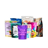 Bolsas de Embalaje Personalizadas para Uso Agrícola, Impresión Digital, Diseño Gratuito, Papel Kraft, Bolsas Autoportantes de Papel de Aluminio